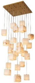 Lustra LUX cu 25 de pendule suspendate Duboce