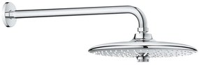 Palarie dus fix Grohe Euphoria 260, O26 cm cu brat, montaj pe perete