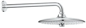 Palarie dus fix Grohe Euphoria 260, O26 cm cu brat, montaj pe perete
