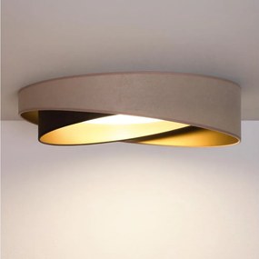 BRILAGI-LED Plafonieră VELVET TWIST LED/24W/230V 4000K Ø 55 cm bej/maro/auriu
