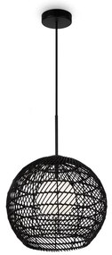 Lustra/Pendul design modern CANE 30cm negru
