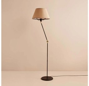 Lampadar AYD, 1x E27, 40 W, 230 V, negru/maro