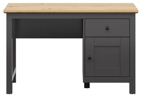 Masă PC Hesen BIU1D1S (grafit + Stejar artisan). 1062503