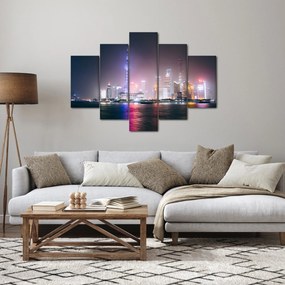 Tabloul Shangai nocturn (150x105 cm)