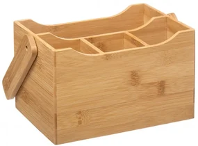 Suport tacamuri Iviette, bambus, 20.5 x 14 x 24 cm