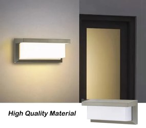 Aplică de exterior Brilagi BRICKY 1xE27/60W/230V gri IP54