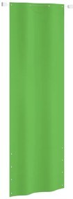 vidaXL Paravan de balcon, verde deschis, 80x240 cm, țesătură oxford