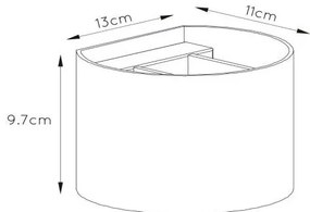 Lucide 09218/04/36 - Aplica perete LED XIO 1xG9/4W/230V antracit