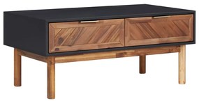 vidaXL Măsuță de cafea, 90x50x40 cm, lemn masiv de acacia și MDF