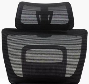 Scaun de birou Winner Lux negru/crom