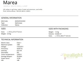 Aplica LED decorativa perete / tavan design modern Marea SV-723955