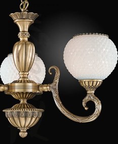 Candelabru din alama cu 3 brate design italian 8450