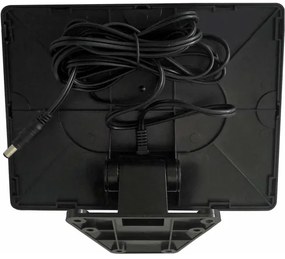 Proiector LED solar cu senzor TOMI LED/10W/7,4V 1800 mAh IP44 negru