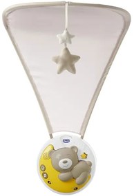 Chicco NEXT2MOON 3v1 proiector cu melodii, 3xAA, gri, pentru pătuț
