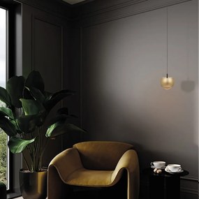 Pendul LED design modern ROLLER auriu