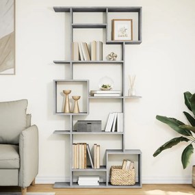 vidaXL Bibliotecă, gri beton, 92x29x188 cm, lemn prelucrat