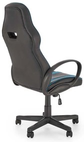 Fotoliu de birou Rebound, negru / albastru