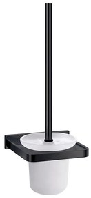 OMNIRES DA70620BL - Perie WC de perete DARLING negru mat