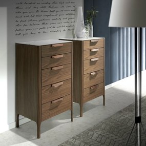 Dulapior cu 5 sertare design elegant Glayds AC-CP1806-A