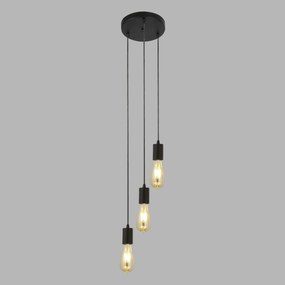 Lustra moderna design minimalist Squiggle 3L 9663-3BK SRT