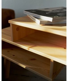 Măsuță de cafea din lemn de pin Karup Design Hako, natural