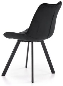 Set 6 scaune K332 velvet negru