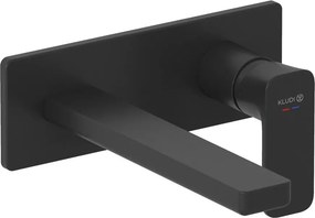 Baterie lavoar incastrata Kludi Renon monocomanda finisaj negru mat fara corp ingropat