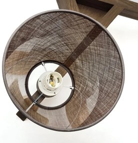 Lustră LED aplicată Brilagi ANTHONY 3xE14/40W/230V stejar nuc