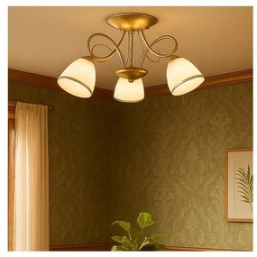 Brilagi - Lustru aplicat FRED 3xE27/60W/230V Ø 59 cm auriu