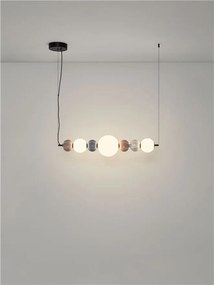 Lustra LED cu ceramica multicolora DAZZ