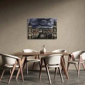 Tablou pe sticlă cu basilică (70x50 cm)