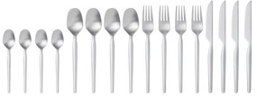 Tacâmuri argintii din oțel inoxidabil 16 buc. Dorotea – Gense