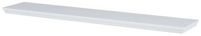 Etajeră de perete P-026, alb mat, 120 cm