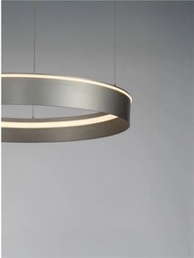 Lustra LED design circular OLIVIA nickel D-78cm