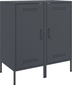 vidaXL Dulapuri, 2 buc., antracit, 36x39x79 cm, oțel