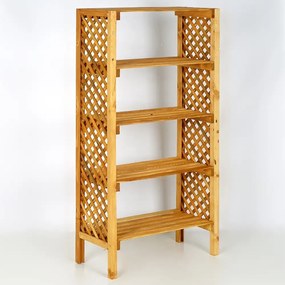 Raft organizator cu 4 politie pentru baie si bucatarie,decor 120 cm