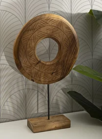 Mauro Ferretti Sculptura De Aur Tec cm 35X10X58 | Aosom Romania