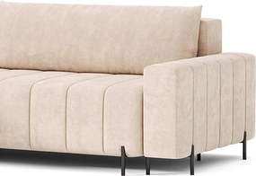 Canapea lemn masiv extensibilă Fierro 295×182 cm
