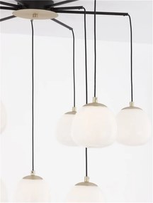 Lustra moderna design deosebit cu 8 de surse de lumina THE EGG