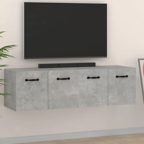 vidaXL Dulapuri de perete 2 buc. gri beton 80x35x36,5cm lemn prelucrat