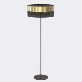 Lampă de podea LUX 1xE27/15W/230V neagră/aurie