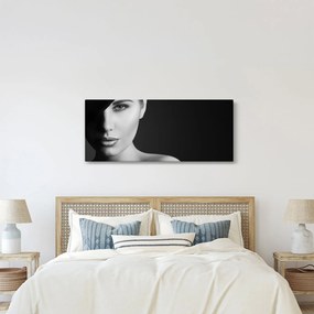 Tablou - Portretul femeii cu pălărie (120x50 cm)
