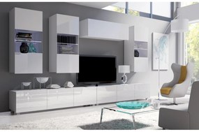 Mobilier living Calabria C5 (Alb) (fără iluminat). 1051604