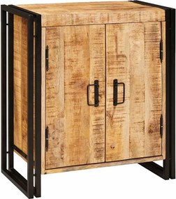 vidaXL Dulap de noapte Maro 66 x 35 x 76 cm Lemn de mango brut