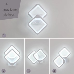 Lustră LED Inteligentă CCT, Dimabilă și Ajustabilă, 50W – Iluminat Premium pentru Spații Interioare Rafinante, DM 2tr Wth