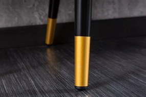 Bancheta moderna tapitata cu model floral Boutique turcoaz