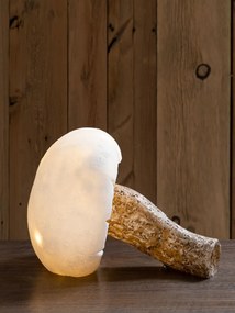 Lampa de masa ciuperca, ghirlanda LED