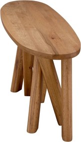 Consola design LUX din lemn de stejar Bayshore