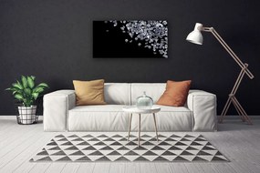 Tablou pe panza canvas Diamante Art Negru Gri Alb