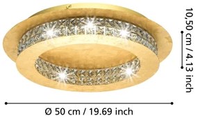 Eglo 39405 - LED Lampă de cristal dimmabilă PRINCIPE LED/31,5W/230V